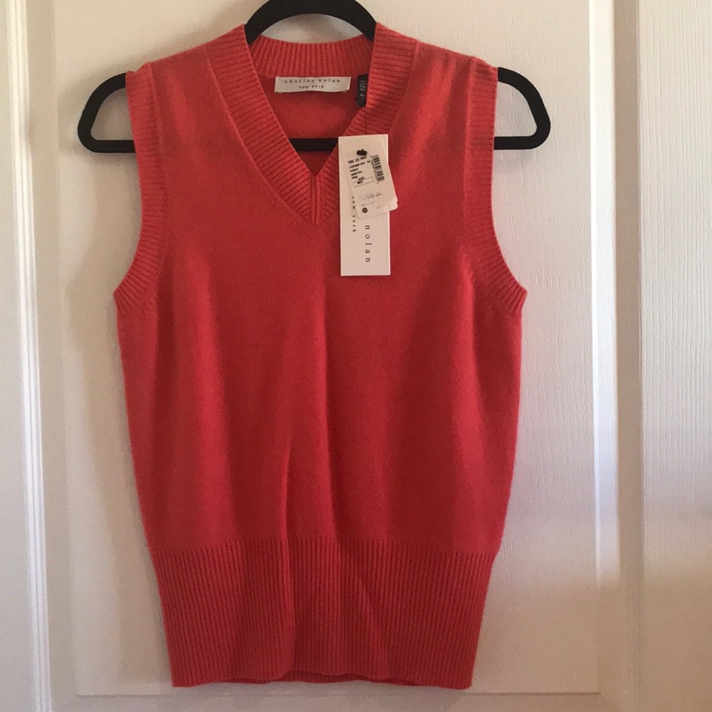 Charles Nolan NWT pure cashmere top